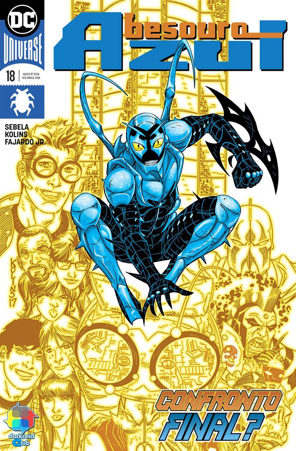 Blue Beetle: Rebirth  Besouro Azul volta a ter série própria na DC - veja  as primeiras páginas
