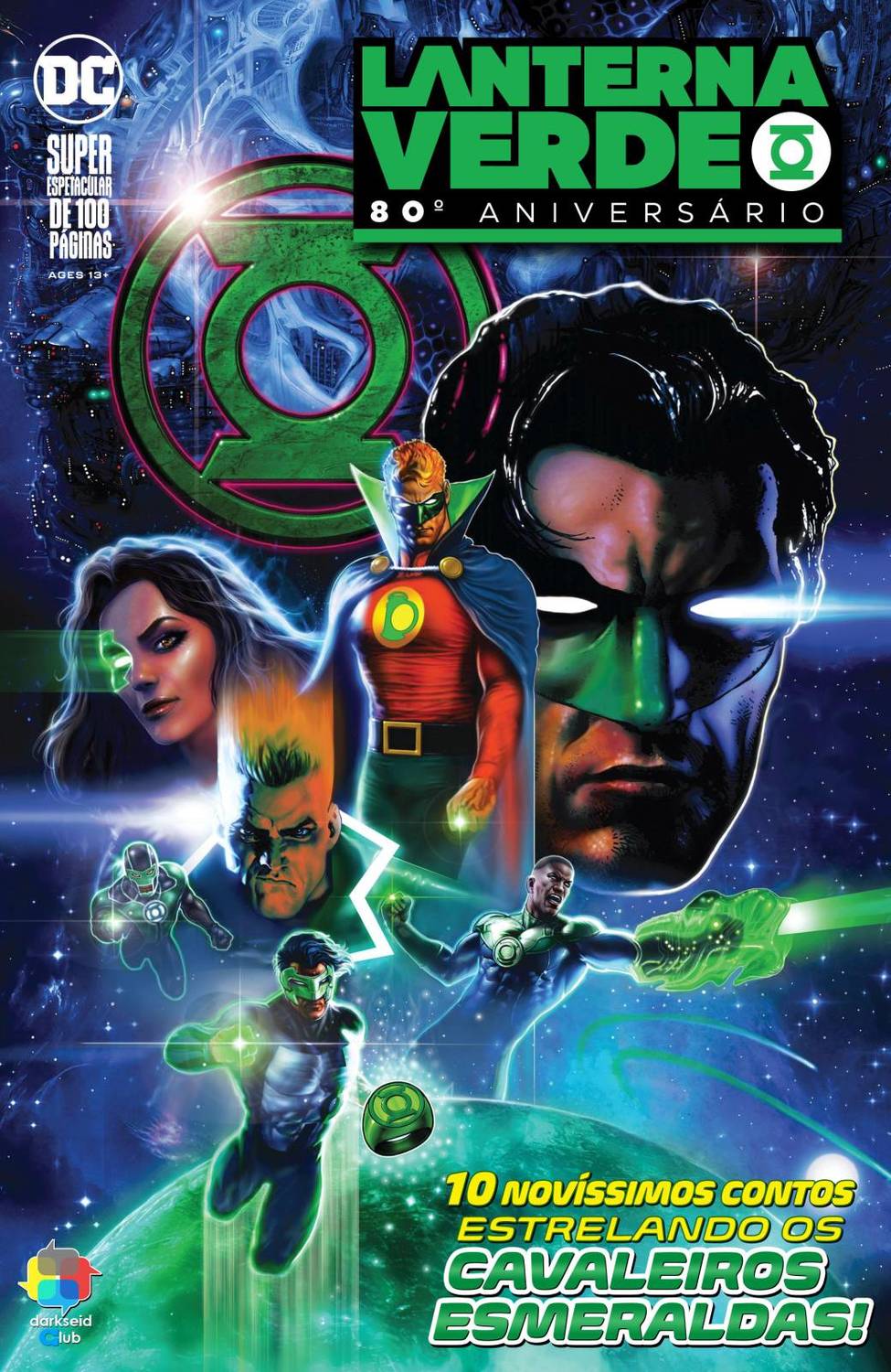 Malkavianos Clube de RPG: O Lanterna nas HQs, image size:975x1500