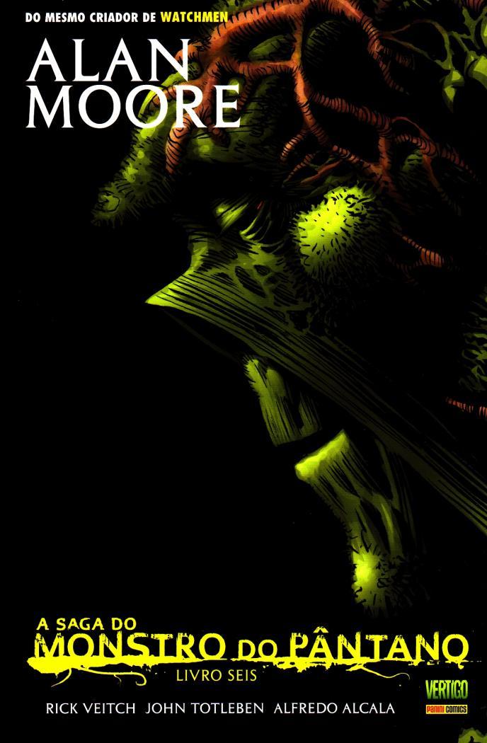 Capa de A Saga do Monstro do Pântano - Alan Moore