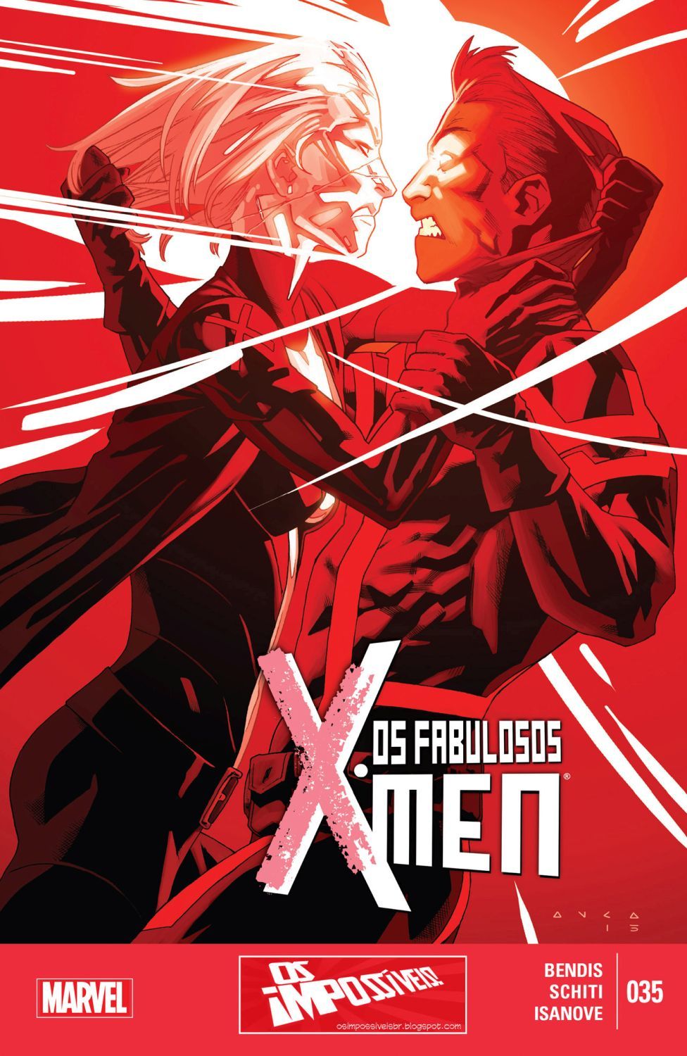 Capa de Os Fabulosos X-Men V3