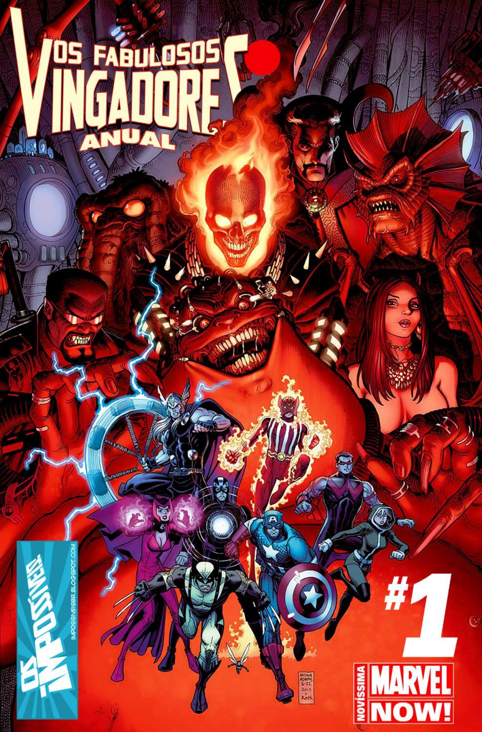 Capa de Os Fabulosos Vingadores V1