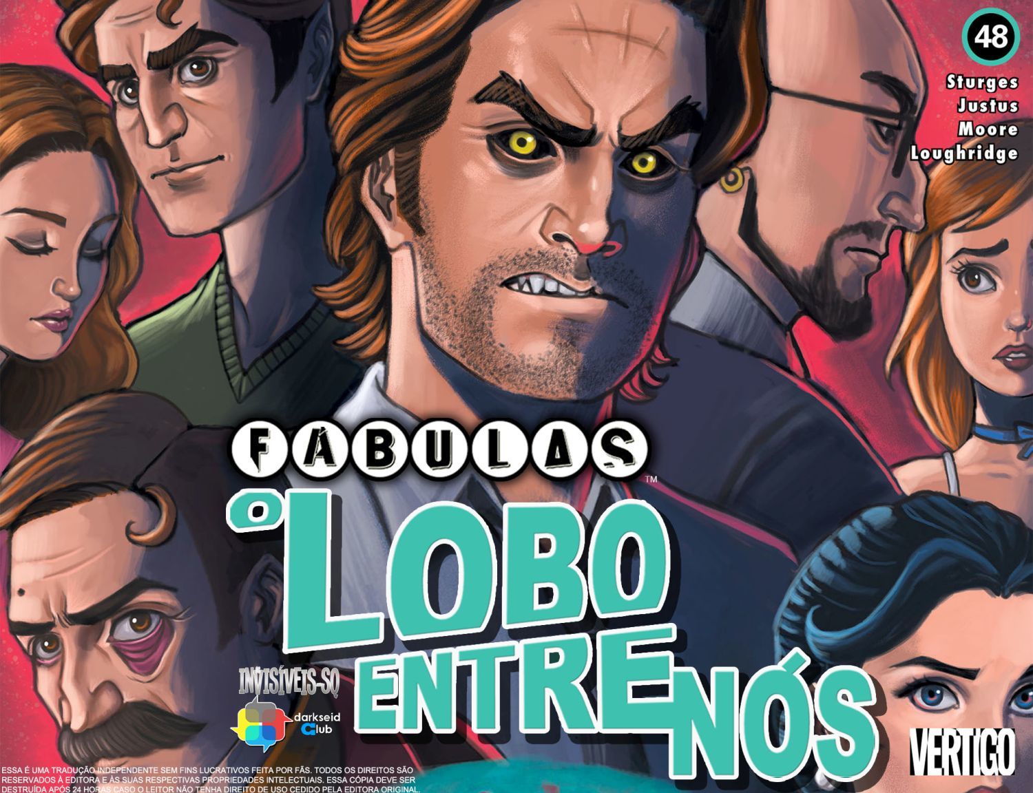 Capa de Fábulas – O Lobo Entre Nós (2014)