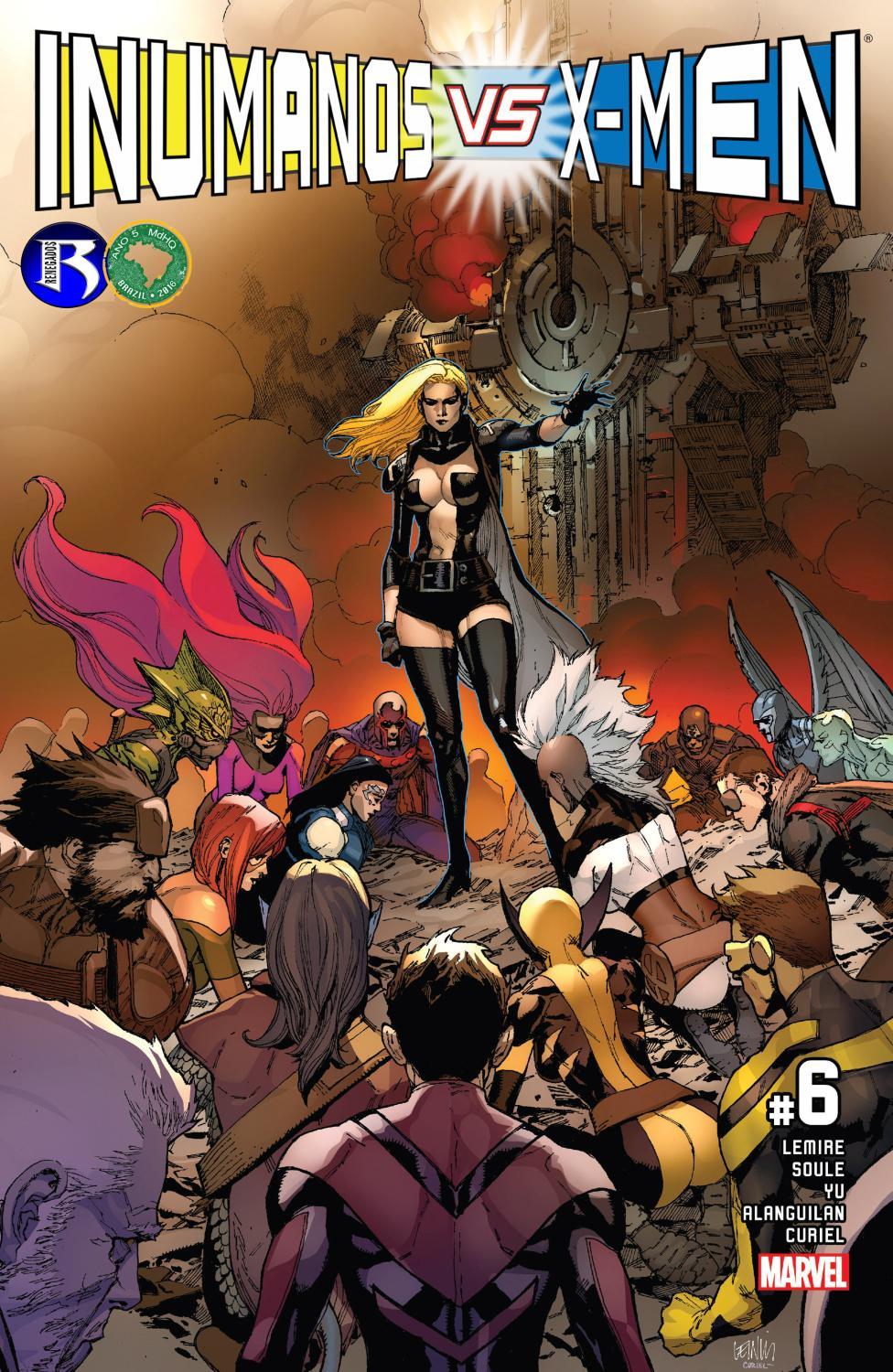 Capa de Inumanos Vs X-Men V1 (2016)