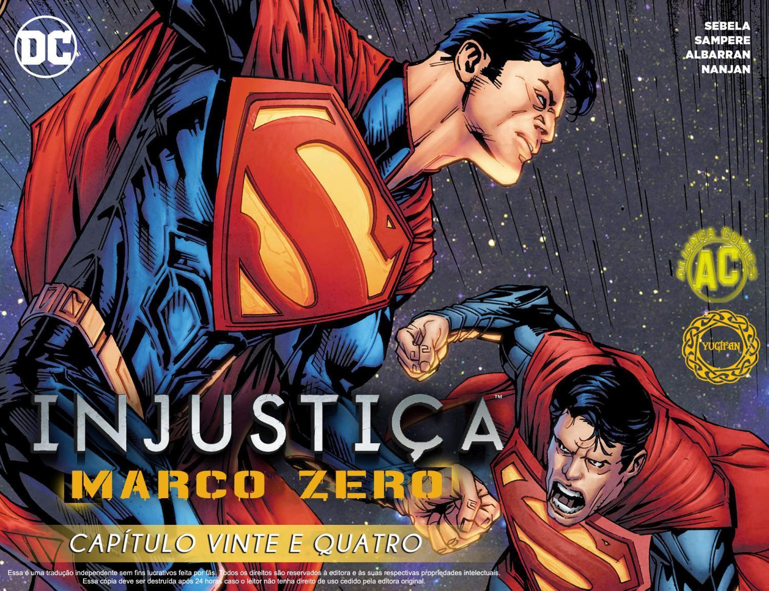 Capa de Injustice - Deuses Entre Nós - Marco Zero