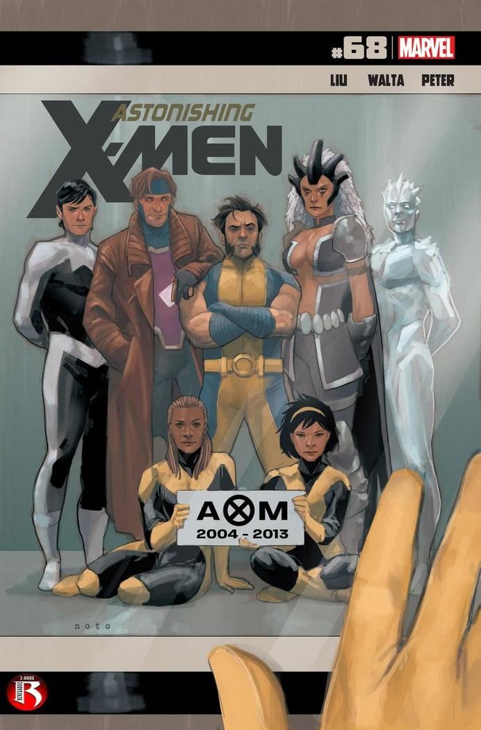 Capa de Surpreendentes X-Men V3 (2004)
