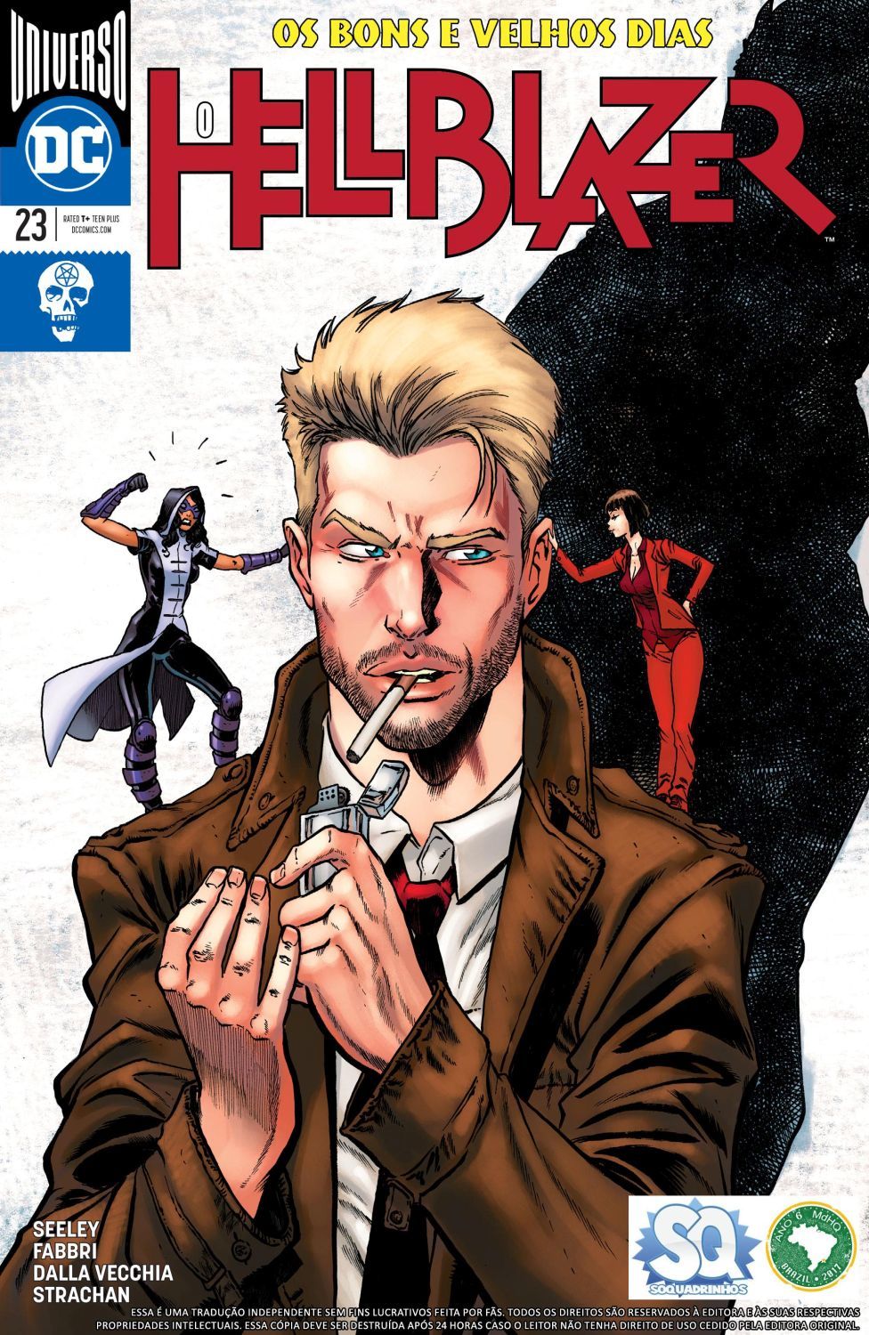 Capa de DC Rebirth - O Hellblazer