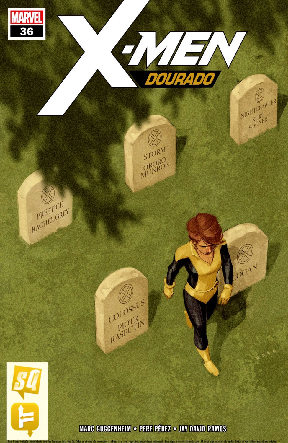 Capa de X-Men Dourados v2 (2017)