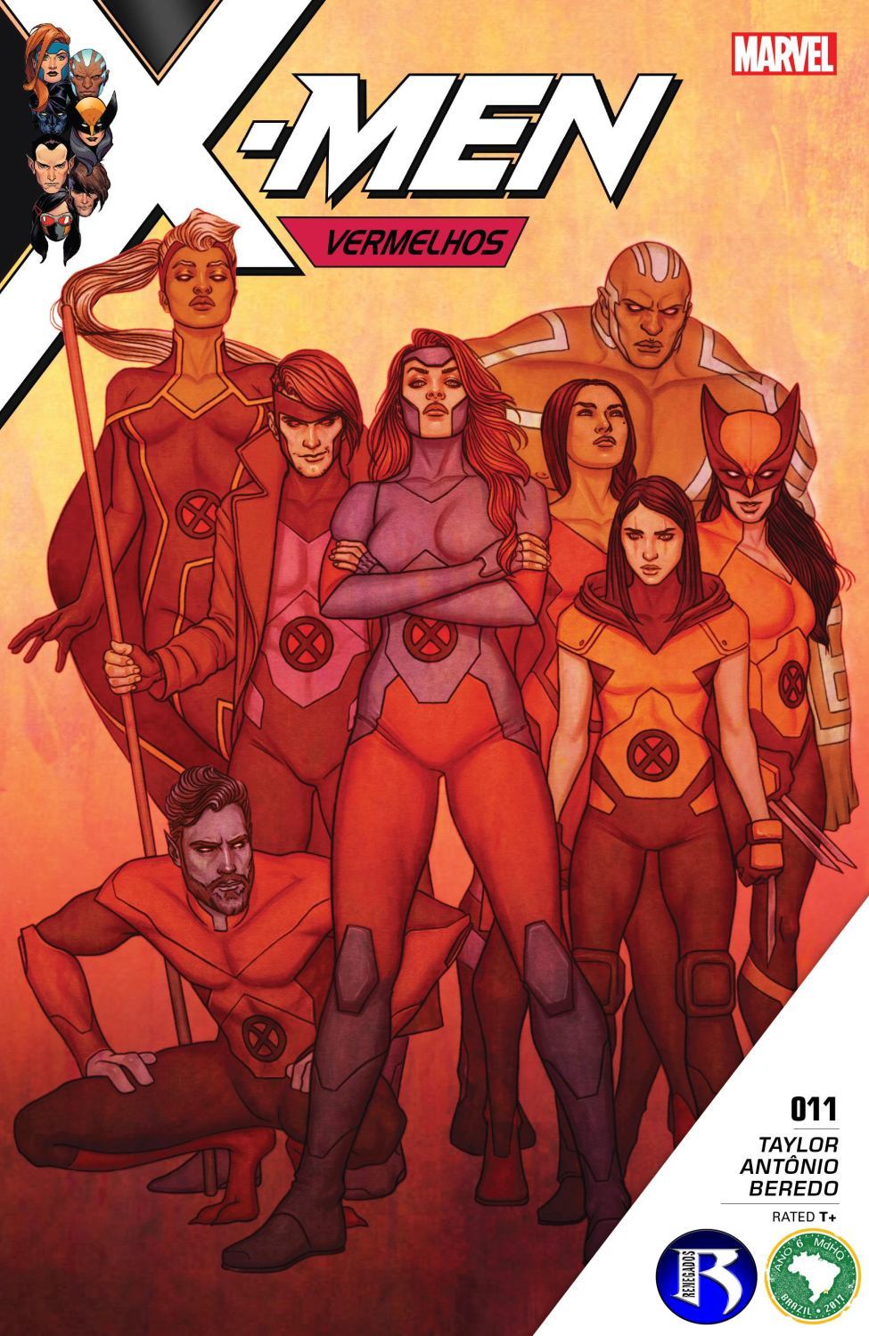 Capa de X-Men Vermelhos (2018)
