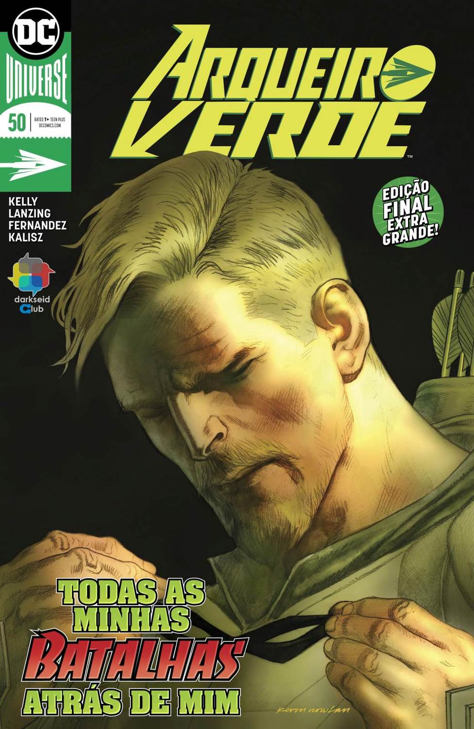 Capa de DC Rebirth - Arqueiro Verde