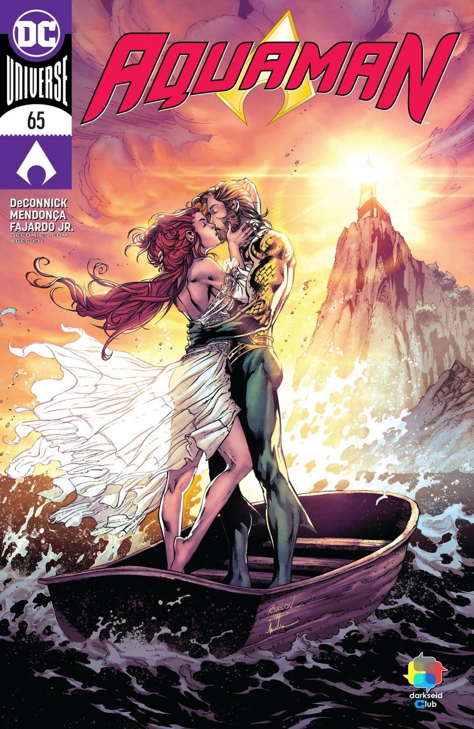 Capa de DC Rebirth - Aquaman