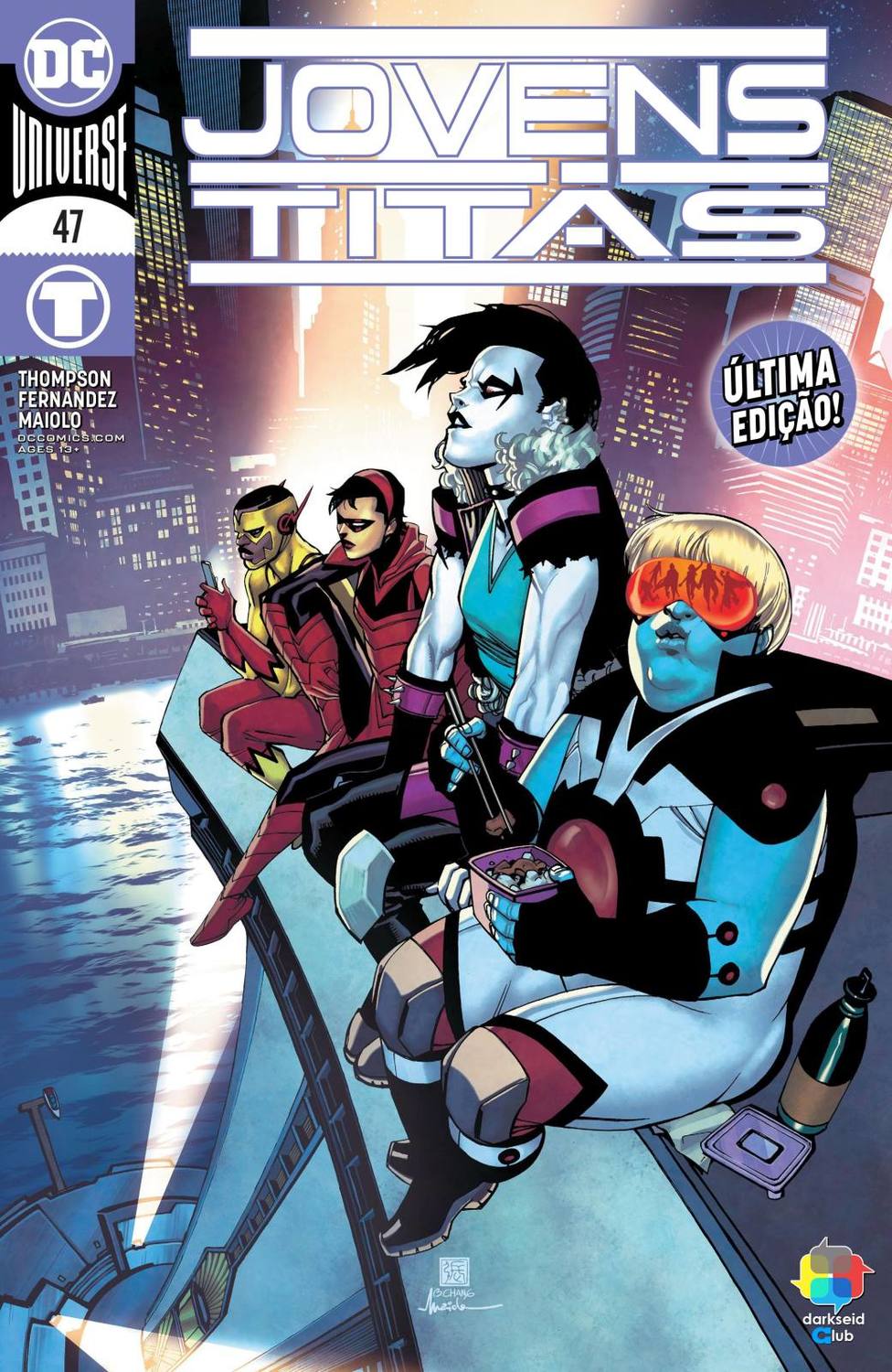 Capa de DC Rebirth - Jovens Titãs