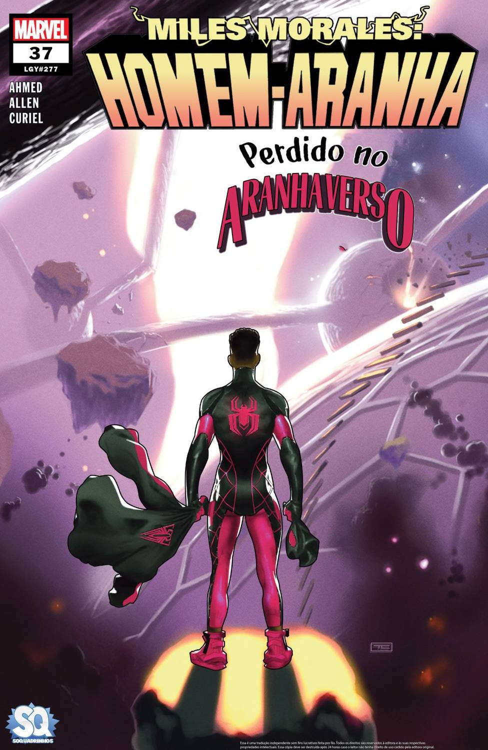Capa de Miles Morales - Homem-Aranha (2019)