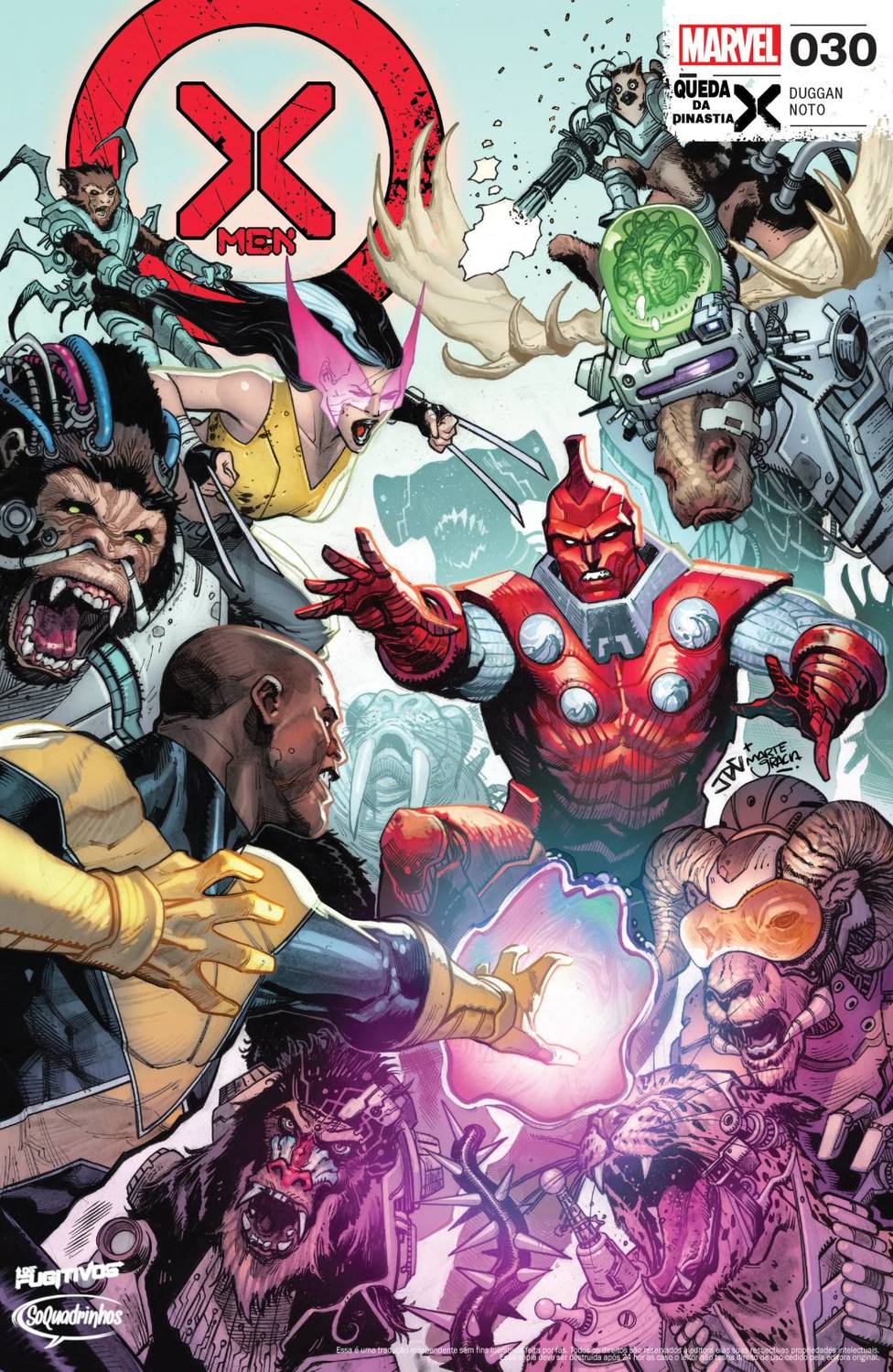 Capa de X-Men V6 (2021)