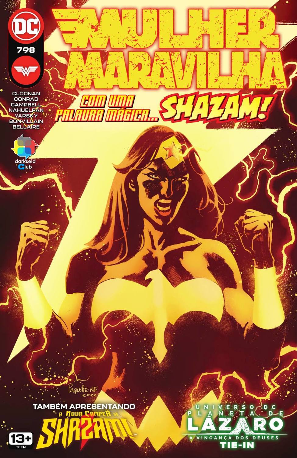 Capa de DC Rebirth - Mulher-Maravilha