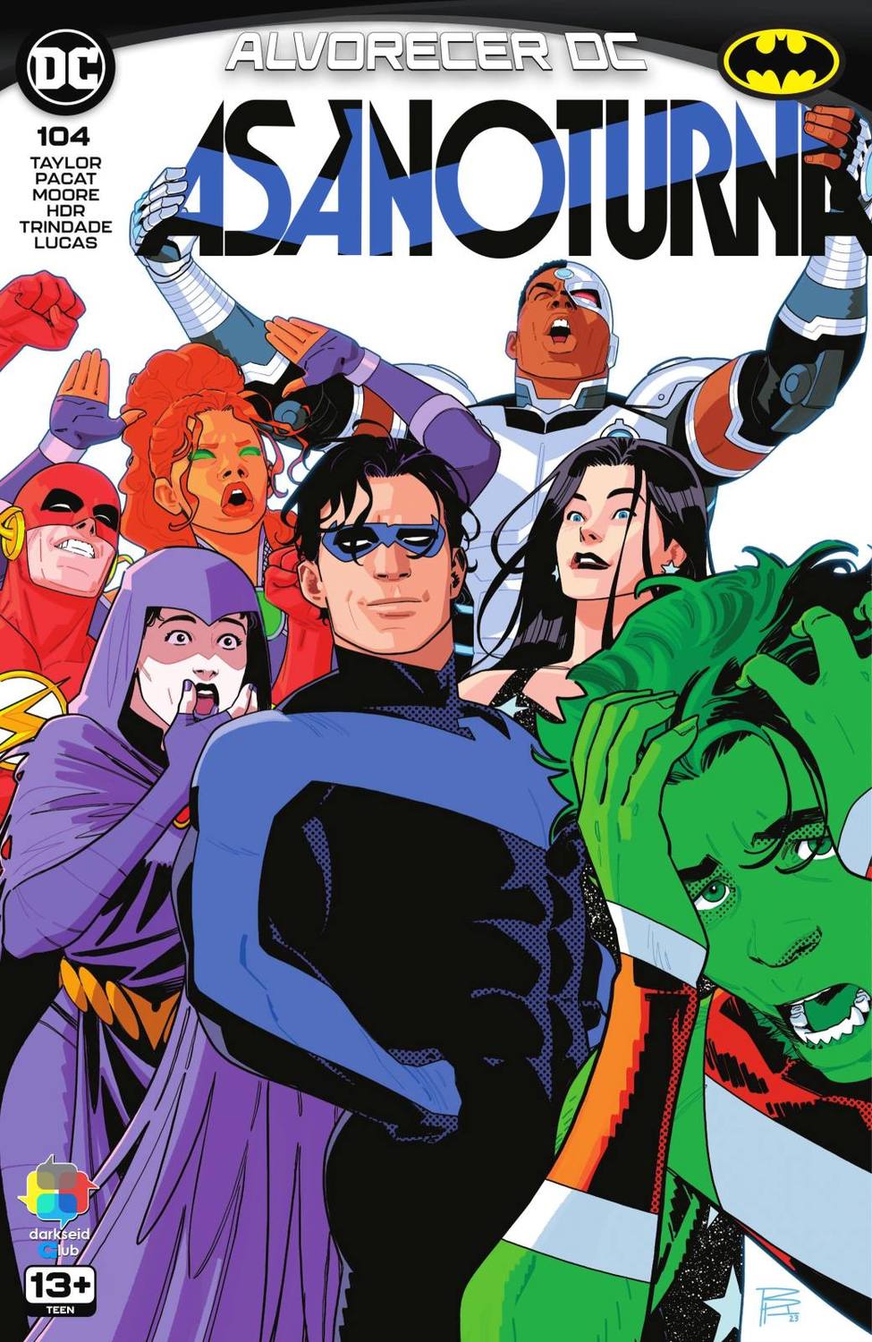 Capa de DC Rebirth - Asa Noturna